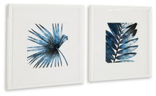 Load image into Gallery viewer, Breelen - Blue / White - Wall Art Set (Set of 2)