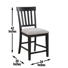 Load image into Gallery viewer, Halle - Counter Chair (Set of 2) - Dark Brown