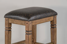 Load image into Gallery viewer, Doe Valley - Backless Stool With Cushion Seat - Brown / Black