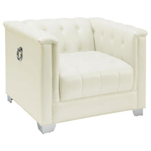 Load image into Gallery viewer, Chaviano - Upholstered Track Arm Accent Chair - Pearl White