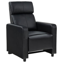 Load image into Gallery viewer, Toohey - Upholstered Home Theater Push Back Recliner - Black