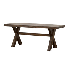 Load image into Gallery viewer, Alston - Wood Dining Bench - Knotty Nutmeg