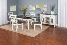 Load image into Gallery viewer, Carriage House - Rectangular Extension Dining Table - White / Dark Brown