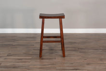 Load image into Gallery viewer, Santa Fe - Saddle Seat Stool With Wood Seat