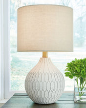 Load image into Gallery viewer, Wardmont - White - Ceramic Table Lamp