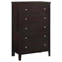 Load image into Gallery viewer, Carlton - 5-Drawer Bedroom Chest - Cappuccino