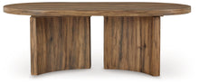 Load image into Gallery viewer, Austanny - Warm Brown - Oval Cocktail Table