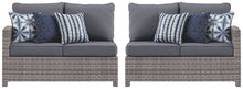 Load image into Gallery viewer, Salem - Gray - Raf / Laf Loveseat W/Cush (Set of 2)