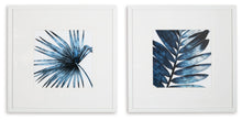 Load image into Gallery viewer, Breelen - Blue / White - Wall Art Set (Set of 2)
