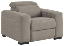 Load image into Gallery viewer, Mabton - Gray - Pwr Recliner/Adj Headrest