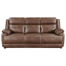 Load image into Gallery viewer, Ellington - Upholstered Padded Arm Sofa - Dark Brown