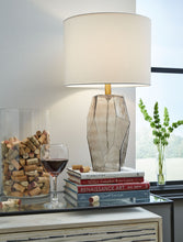 Load image into Gallery viewer, Taylow - Gray - Glass Table Lamp