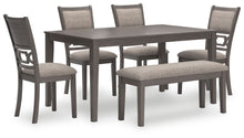 Load image into Gallery viewer, Wrenning - Gray - Dining Room Table Set (Set of 6)