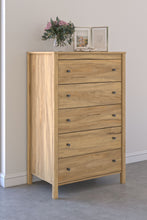 Load image into Gallery viewer, Bermacy - Light Brown - Five Drawer Chest