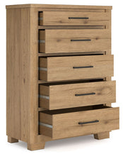 Load image into Gallery viewer, Galliden - Light Brown - Five Drawer Chest