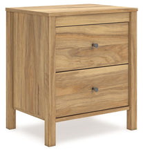 Load image into Gallery viewer, Bermacy - Light Brown - Two Drawer Night Stand