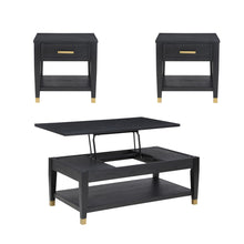 Load image into Gallery viewer, Yves - 3 Piece Occasional Table Set - Black