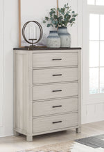 Load image into Gallery viewer, Darborn - Gray / Brown - Five Drawer Chest