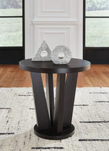 Load image into Gallery viewer, Chasinfield - Dark Brown - Round End Table