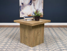 Load image into Gallery viewer, Devar - Square Engineered Wood End Table - Mango Brown