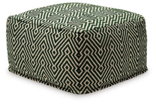 Load image into Gallery viewer, Abacy - Green / Ivory - Pouf