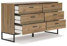 Load image into Gallery viewer, Deanlow - Honey - Six Drawer Dresser