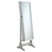 Load image into Gallery viewer, Elle - Cheval Mirror With Jewelry Storage - Silver