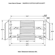 Load image into Gallery viewer, Stanton - 3-Drawer Sideboard Buffet Storage Cabinet - Black