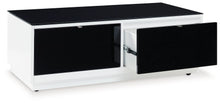 Load image into Gallery viewer, Gardoni - White / Black - Rectangular Cocktail Table