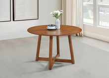 Load image into Gallery viewer, Dinah - Round Solid Wood Dining Table - Walnut