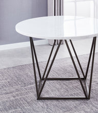 Load image into Gallery viewer, Ramona - Marble Top Round Dining Table - White