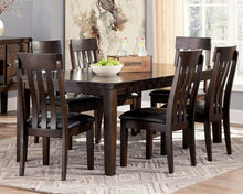 Load image into Gallery viewer, Haddigan - Dark Brown - Rectangular Dining Room Extension Table
