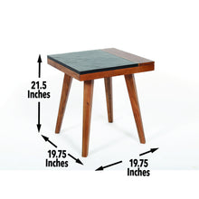 Load image into Gallery viewer, Caspian - Square End Table - Brown