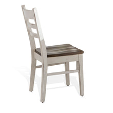 Load image into Gallery viewer, Carriage House - Ladderback Chair - White / Dark Brown