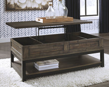 Load image into Gallery viewer, Johurst - Grayish Brown - LIFT TOP COCKTAIL TABLE