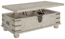 Load image into Gallery viewer, Carynhurst - White Wash Gray - Lift Top Cocktail Table