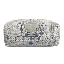 Load image into Gallery viewer, Kira - Jacquard Woven Pouf - Green