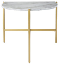 Load image into Gallery viewer, Wynora - White / Gold - Chair Side End Table