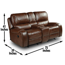 Load image into Gallery viewer, Keily - Manual Motion Glider Loveseat