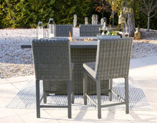 Load image into Gallery viewer, Palazzo - Gray - Outdoor Counter Height Dining Table With 4 Barstools