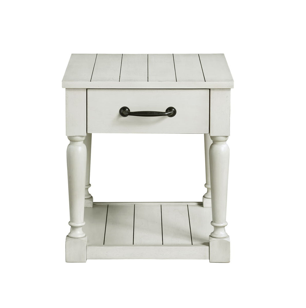 Hemingway - End Table - White