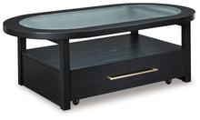 Load image into Gallery viewer, Winbardi - Black - Oval Cocktail Table