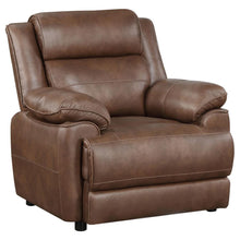 Load image into Gallery viewer, Ellington - Upholstered Padded Arm Accent Chair - Dark Brown