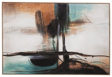 Load image into Gallery viewer, Brunonia - Teal / Orange / Black - Wall Art