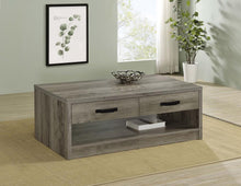 Load image into Gallery viewer, Felix - 2-Drawer Engineered Wood Coffee Table - Gray Driftwood