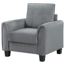 Load image into Gallery viewer, Davis - Upholstered Rolled Arm Accent Chair - Gray