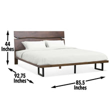 Load image into Gallery viewer, Pasco - King Bed - Dark Brown