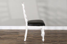 Load image into Gallery viewer, Carriage House - Ladderback Chair With Cushion Seat - White / Black