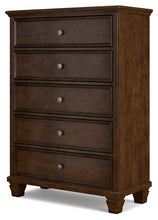 Load image into Gallery viewer, Danabrin - Brown - Five Drawer Chest