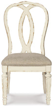 Load image into Gallery viewer, Realyn - Chipped White - Dining UPH Side Chair (Set of 2) - Ribbonback